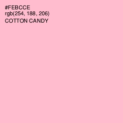 #FEBCCE - Cotton Candy Color Image